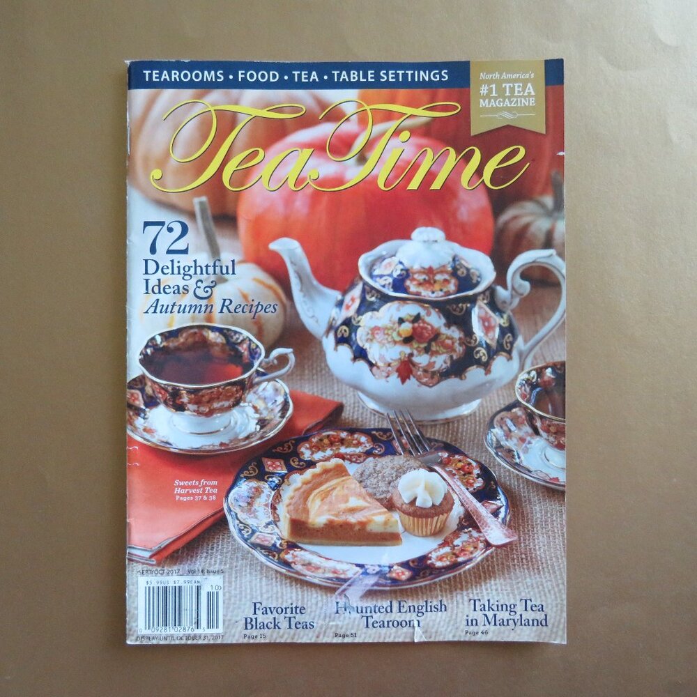 Tea Time Magazine 72 Delightful Ideas & Autumn Recipes September October 2017